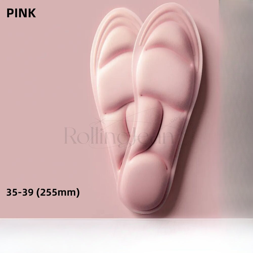 5D Memory Foam Insoles Inner Sole Insert Air Cushion Heel Foot Shoe Pads Unisex