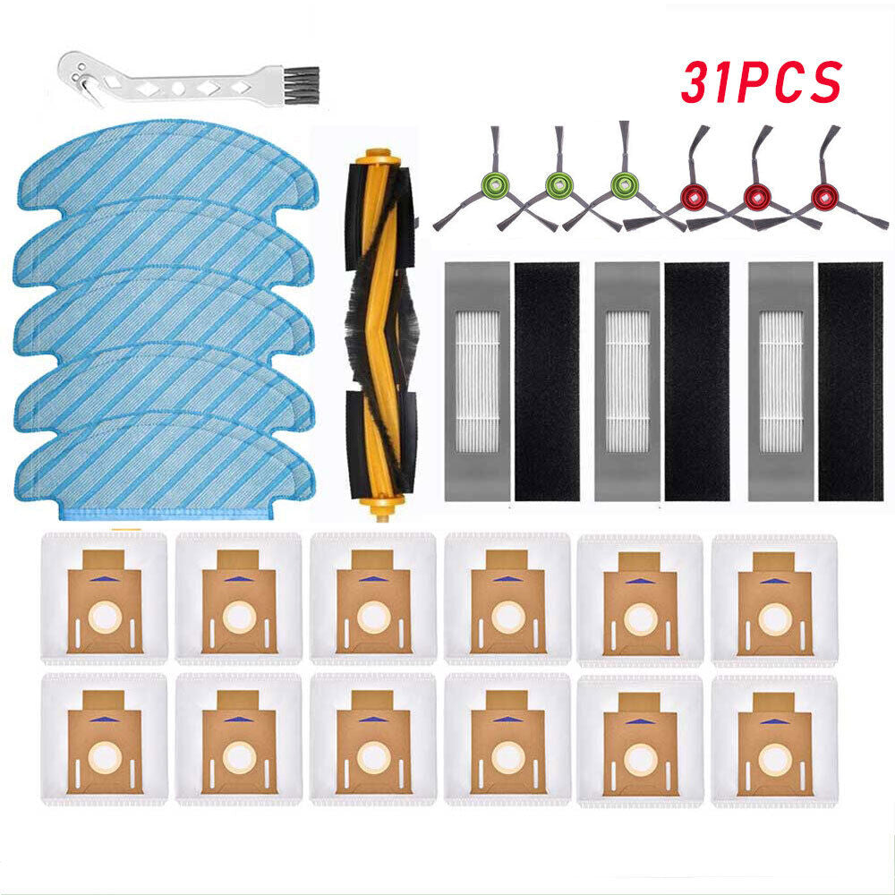 31pcs For Ecovacs Deebot N8+ N8 Pro+ T8 T9 Plus AIVI Vacuum Brush Filters/Accessories