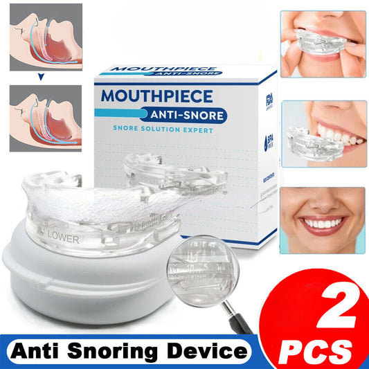 Snoring Mouth Guard Mouthpiece Anti Snore Sleep Aid Bruxism Apnea Teeth