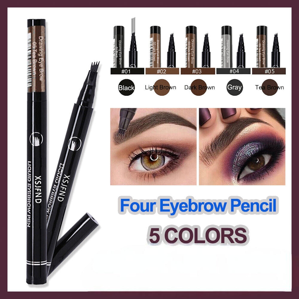 Microblading Tattoo Eyebrow Ink Pen Eye Brow Pencil Brow Enhancer Stencil NEW