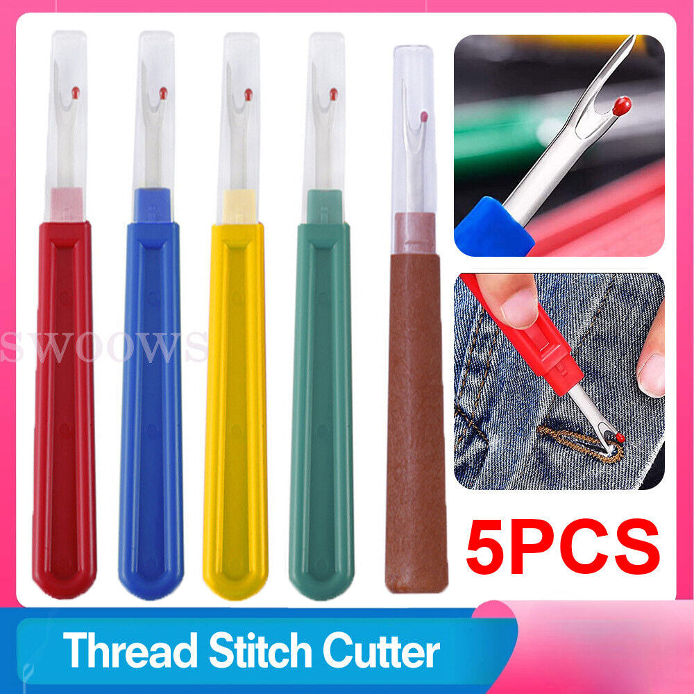 5x Seam Ripper Large Stitch Picker Thread Cutter Quick Unpick Sewing Tool 13.5cm