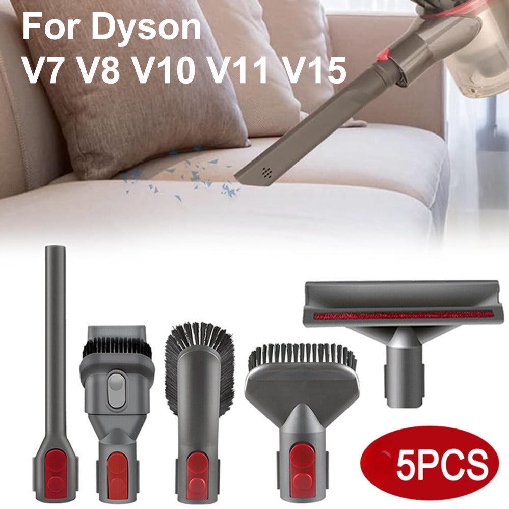 5X Nozzle Brush Crevice Tool for Dyson V7 V8 V10 V11 V15 Vacuum Cleaner Parts