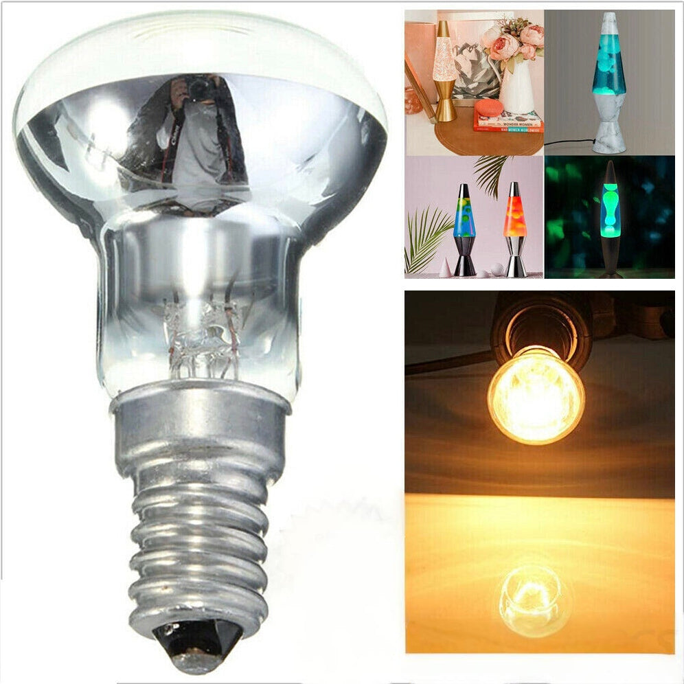 R39 Lava Lamp Replacement Globe Light E14 Bulb in Reflector Spotlight Screw