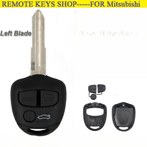 3Button Key Remote Case Shell For Mitsubishi Lancer CJ 07-14 MIT8 Outlander Colt