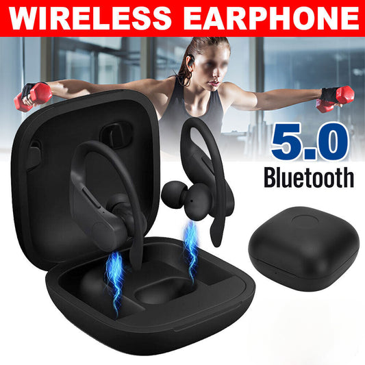 1 set Sweatproof Bluetooth Earphones Wireless Headphones Sport Gym Earbuds with Mic