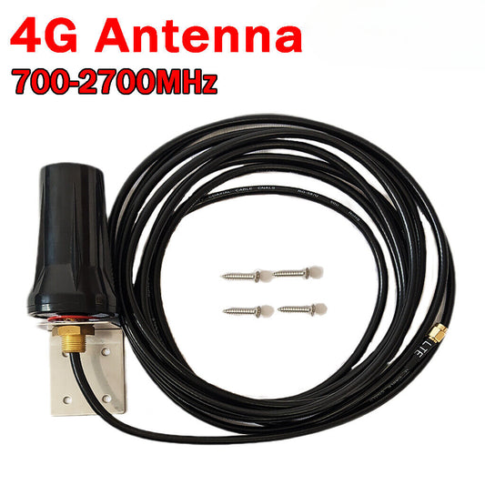 4G LTE 3G Cellular Antenna 700-2700MHz Cylinder Screw SMA male Lplate Version