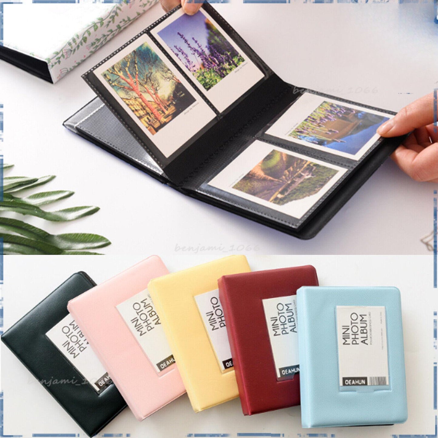 64-Slots Photo Album For FujiFilm Instax Mini Polaroid for Fuji Film Camera 7 8