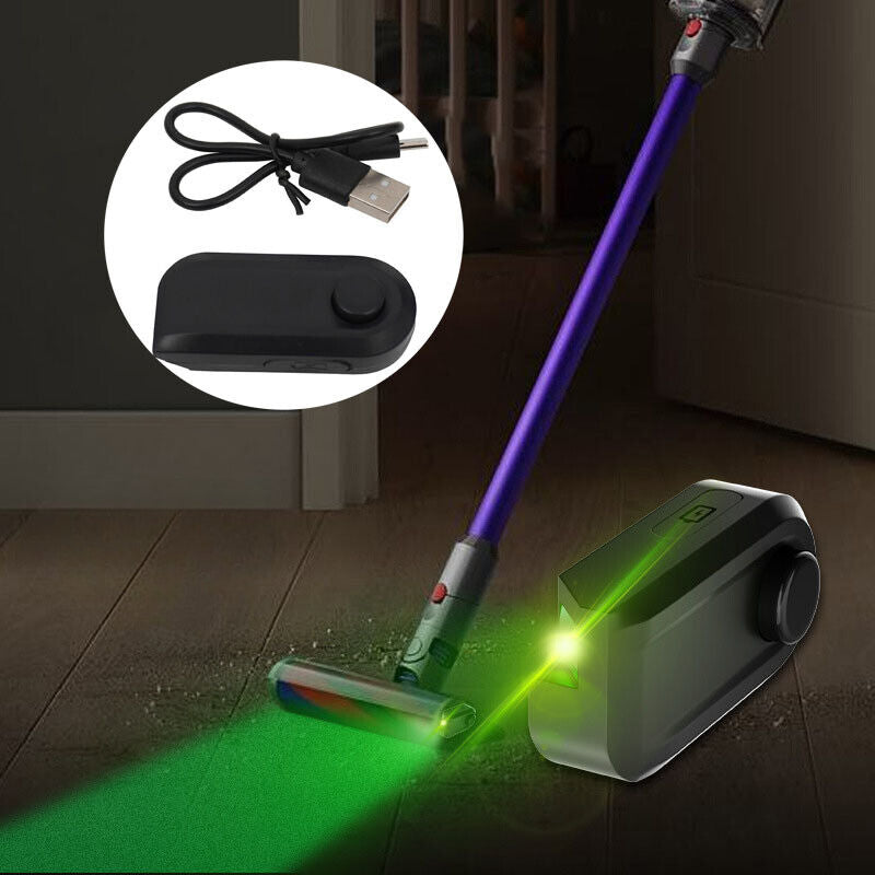 USB Charging Vacuum Cleaner Green Light LED Laser Lamp