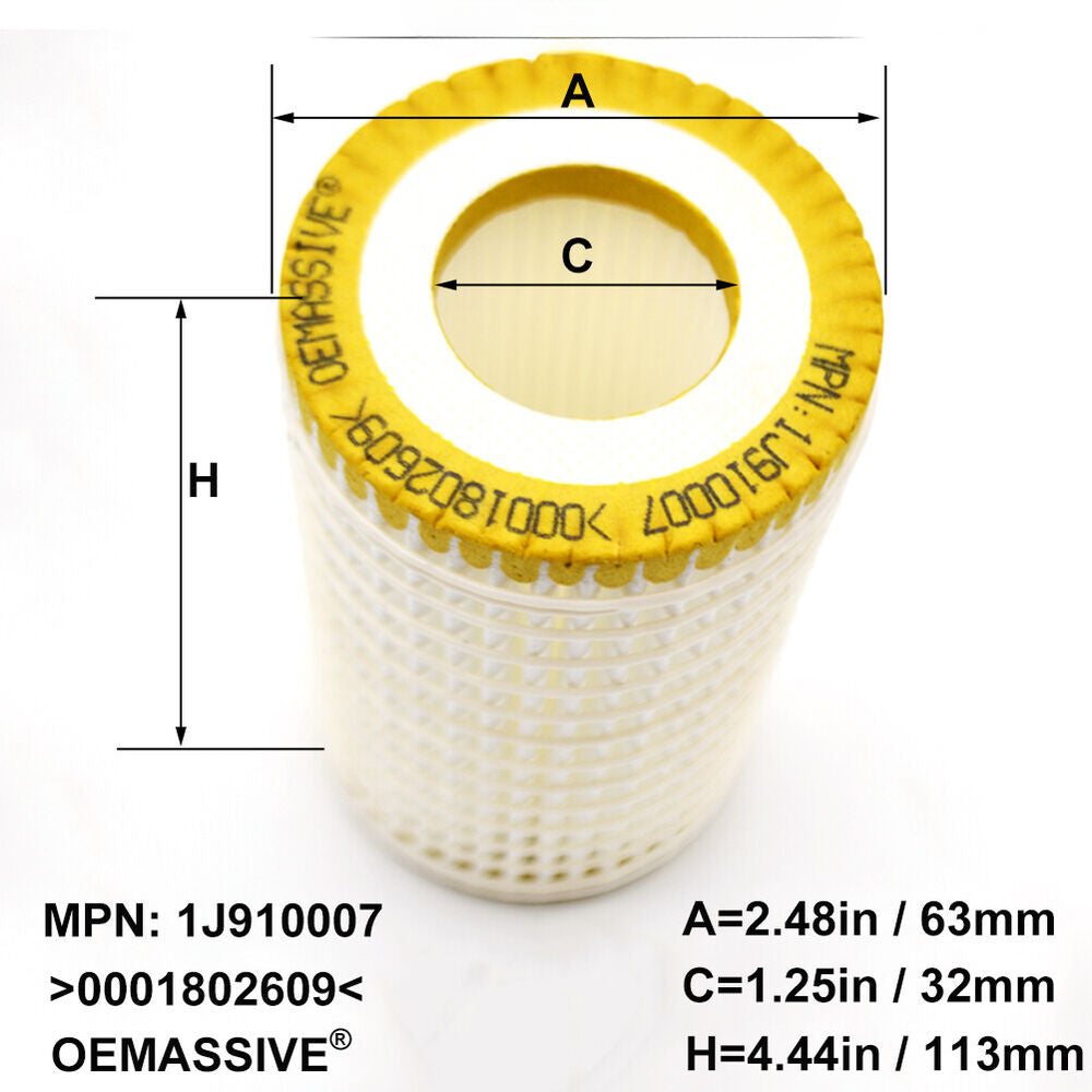 For Mercedes A 0001802609 original genuine OIL FILTER cartridge with o rings