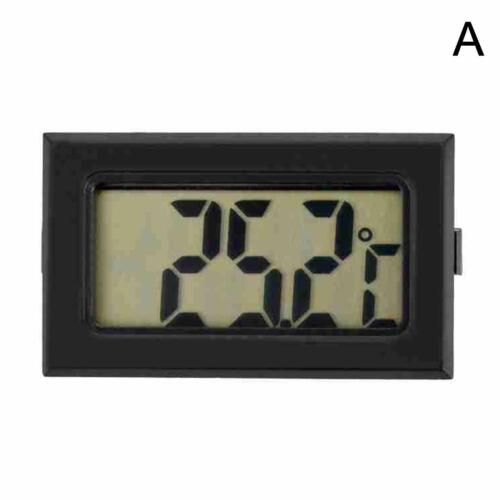 Mini Black Embedded LED Digital Thermometers Temperatures Coolings