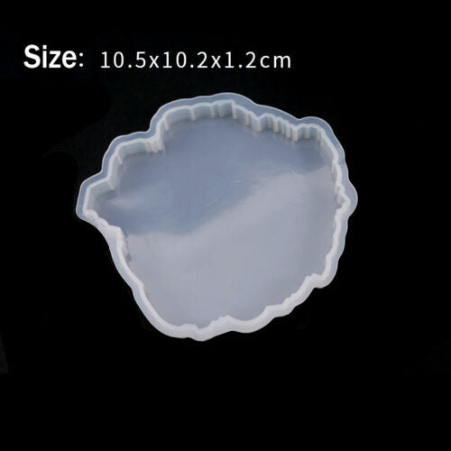 Silicone Geode Coaster Mold Resin Epoxy Casting Mould DIY Art Craft Accessori