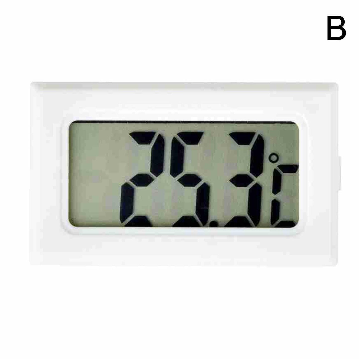 Mini Black Embedded LED Digital Thermometers Temperatures Coolings