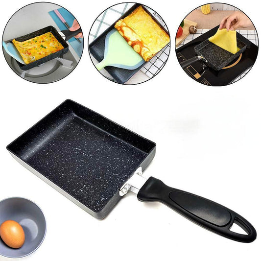 Non-stick Japanese Square Grill Frying Pan Egg Roll Tamagoyaki Sushi Omelette