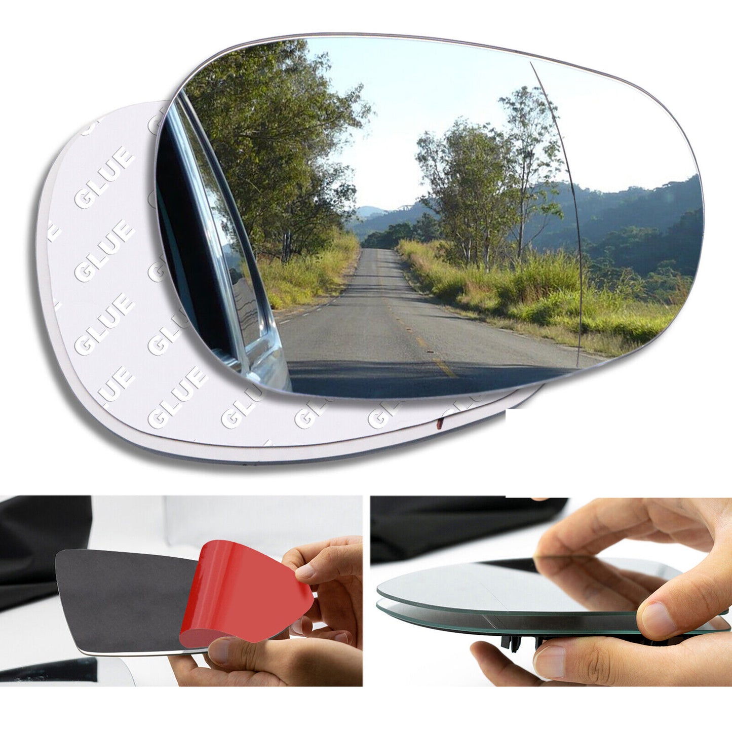 Side Mirror Glass Right Rear View Convex For BMW E87 E90 325i 328i 335i 09- 2011