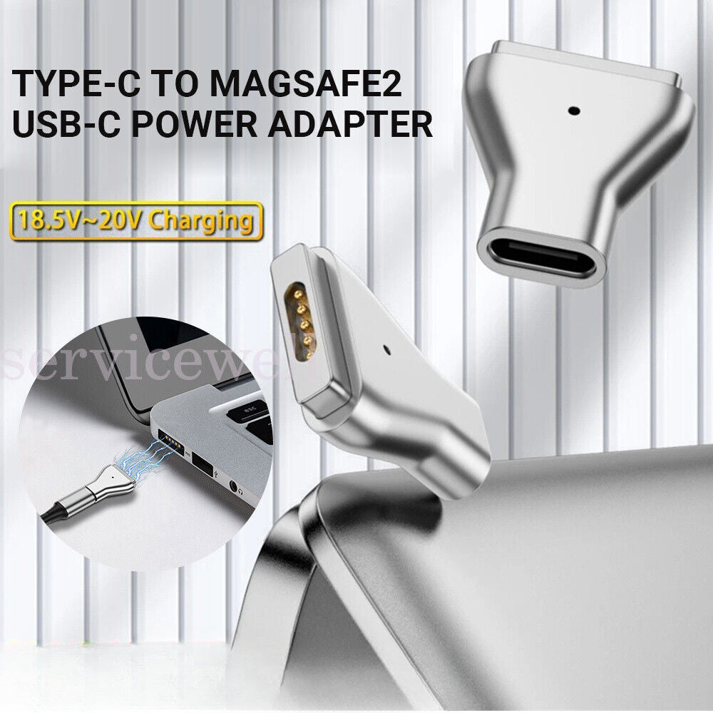 USB C Adapter Type-C PD Power Fast Charging Converter For Magsafe2 Magnetic