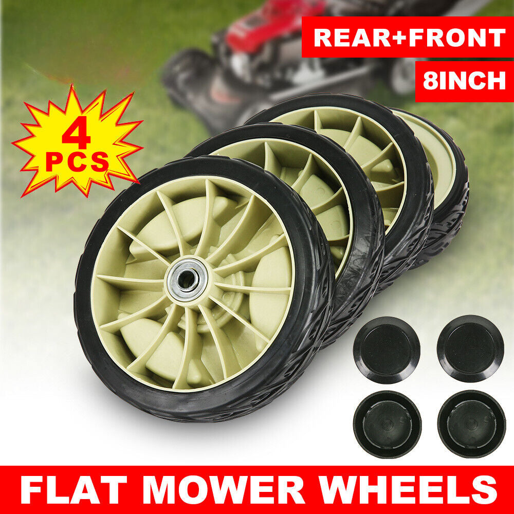 4Pcs Set FRONT & REAR DRIVE WHEELS For HONDA Lawn Mowers HRJ216/ HRJ215/ HRJ196