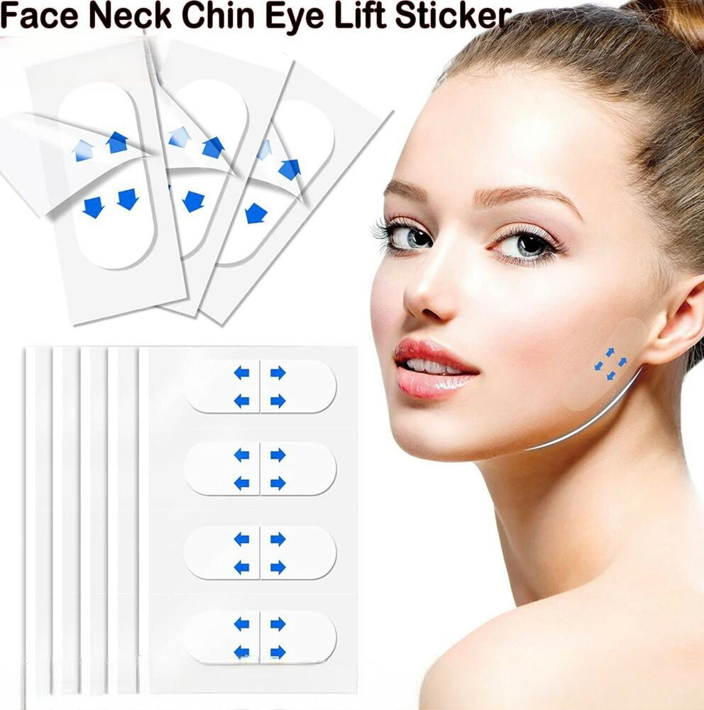 40PCS Invisible Face Neck Chin Eye Lift Facelift Sticker V Shape Tapes