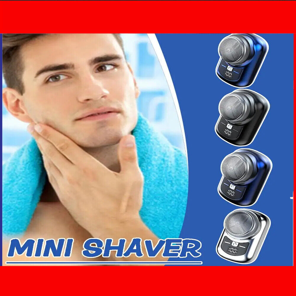 Mini Shaver USB Rechargeable Pocket Sized Portable Electric Shaver Razor Men