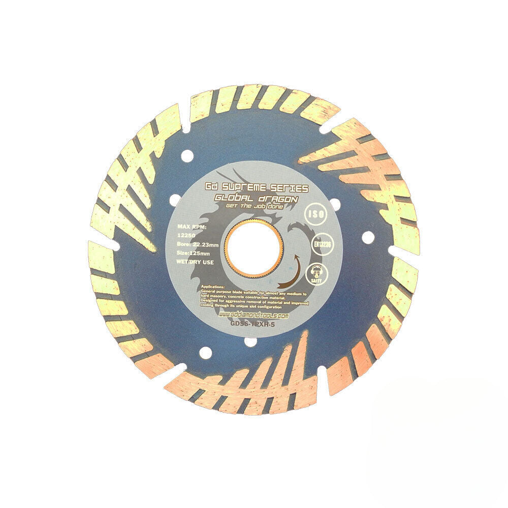 GD Triangle Protection Segment Diamond Cutting Blade TPXH Multi- Purpose 4"~10"