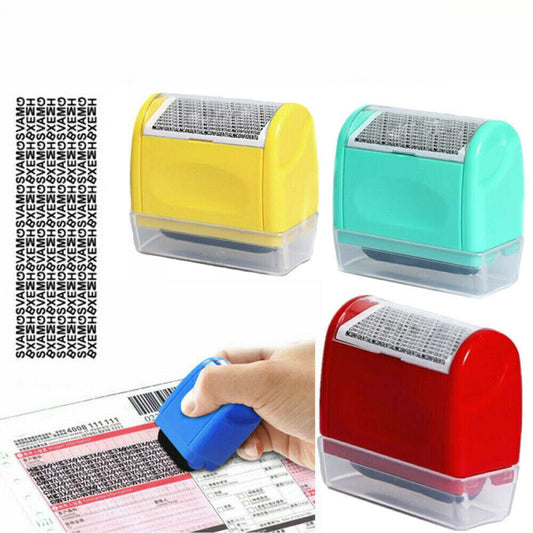 Wide Roller Stamp Identity Theft Stamp Perfect for Privacy Protection Leakage