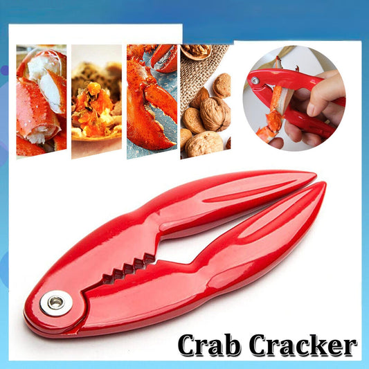 2x Crab Cracker Lobster Tool Shell Seafood Tool Forks Scissors Shellfish Opener