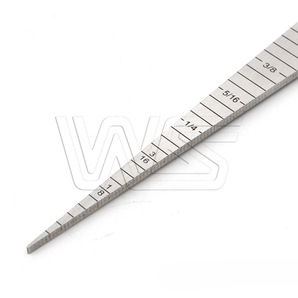 WS Genuine Taper Gauge Welding Gage Slot Width Gap Hole Size Inspection Tools