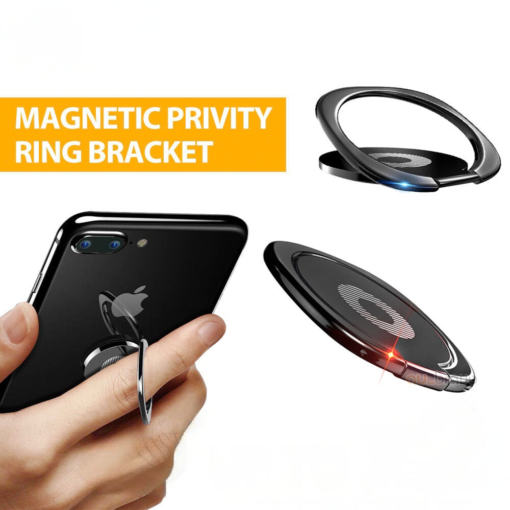 Phone Holder Mount Finger Ring Stand For Cell Phone Tablet Ultra Thin Magnetic