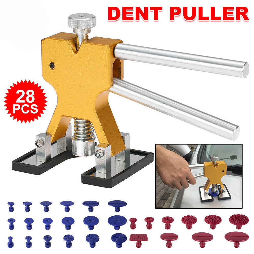 56x Paintless Dent Puller Repair Lifter Tools Kits Line Board Car Hail Removal