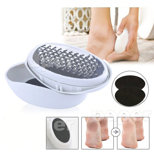 Foot File Pedicure Ped Egg Hard Skin Remover Care Professional Smooth Pedi