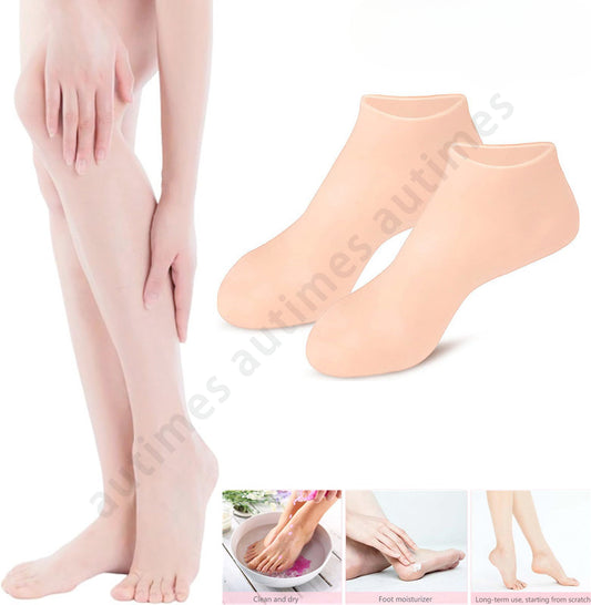 1 Pair Foot Care Socks Spa Silicone Moisturizing Gel Anti Cracking Anti Skid