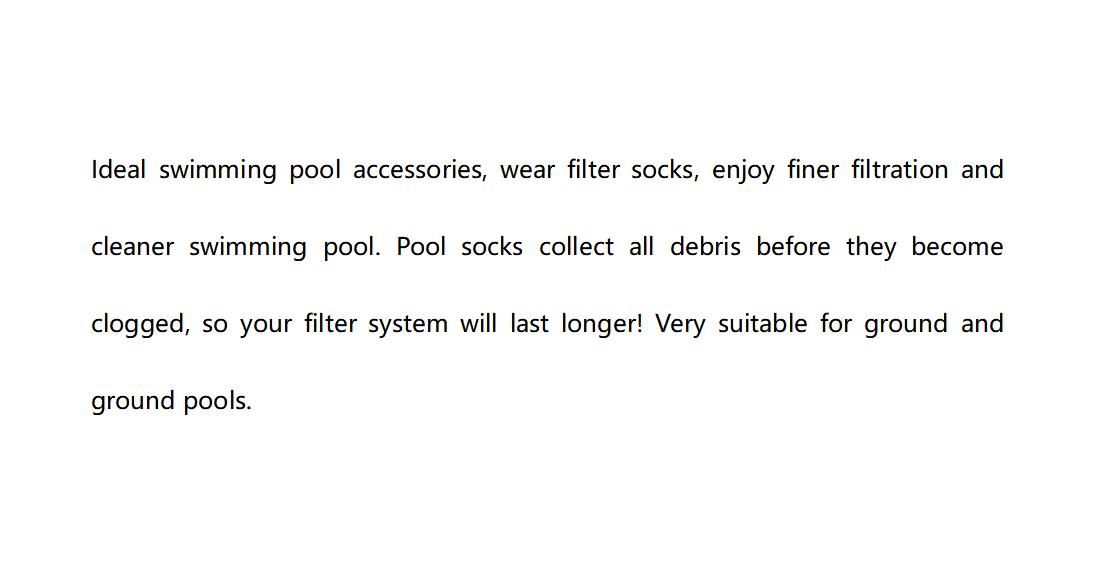 30pcs Pool Set Skimmer Socks Filter Socks Savers Jumbo Large 50 pack Swimming Pool