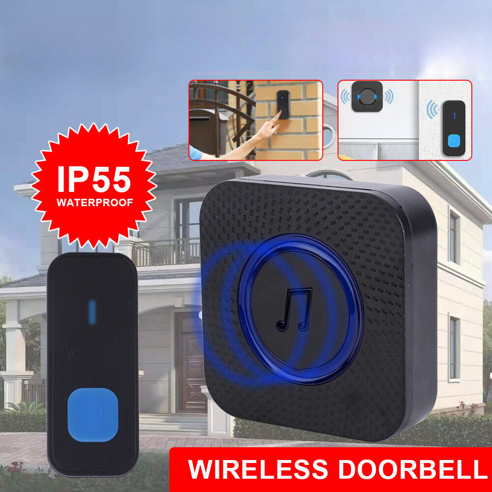 1 set Wifi Door Bell Chime Doorbell Receivers 300M Long Range Security Kit Home Shop