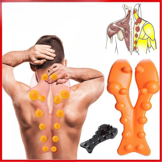 Trapezius Trigger Point Massager Release Pressure Upper Back Waist Acupressure R