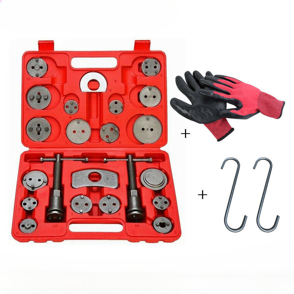 Set(27pc) Universal Disc Brake Caliper Piston Wind Back Tool Kit For Cars Rewind