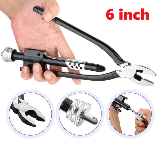 6" Aircraft Safety Wire Twisting Pliers Set Lock Twist Twister Wiring Lock Tools