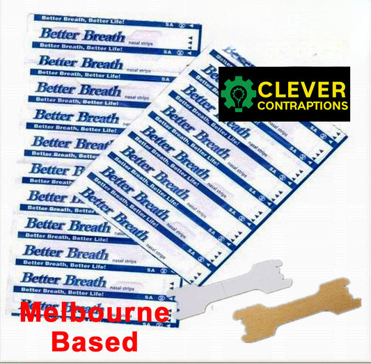 Better Breath Nasal Strips Medium & Large Size Anti Snore by Clever Contraptions