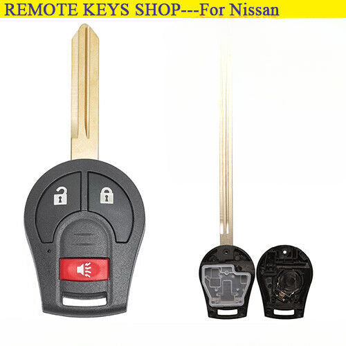 Replacement for Nissan Xtrail T31 Tiida Micra 2007 2008+ Remote Key Shell 3 Butn