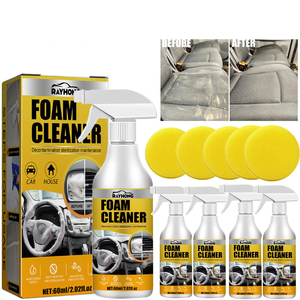 3Packs Multi-purpose Car & House Foam Cleaner Cleaning Foam Cleaning Interior