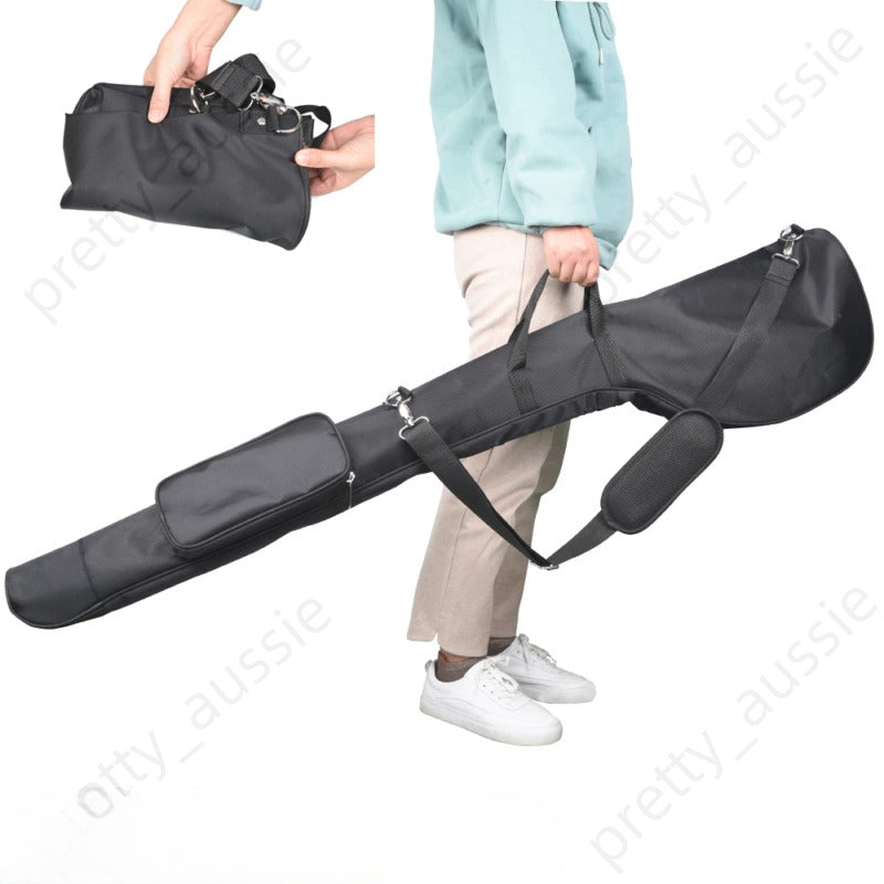 Portable Golf Club Carrier Bag with Multi-Pocket Folding Golf Aviation Bag