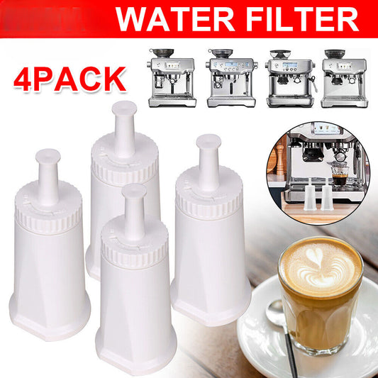 4 Pack Water Filter For Breville Claro Swiss Barista Touch BES880 Coffee Machine