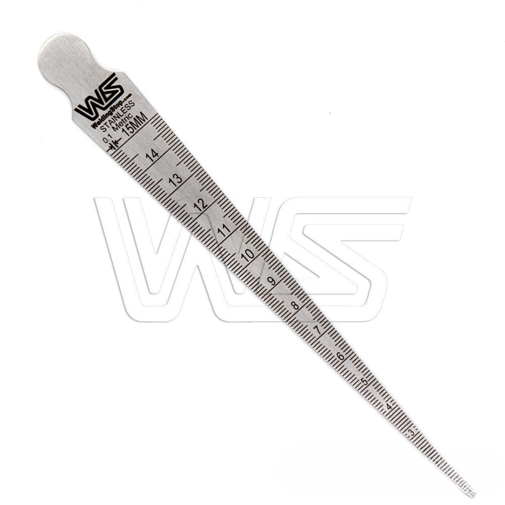 WS Genuine Taper Gauge Welding Gage Slot Width Gap Hole Size Inspection Tools