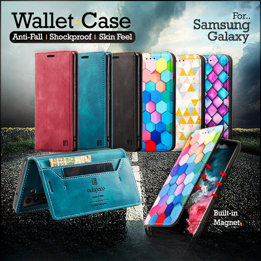 Wallet Leather Flip Case Cover For Samsung Galaxy A33 A23 A13 A53 A73 A04S A22