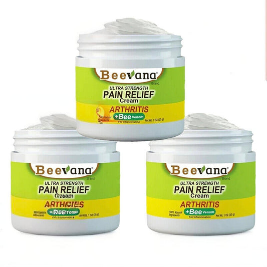 3x Beevana Bee Venom Joint&Bone Therapy Cream/Bee Venom Joint Bone Relief Cream