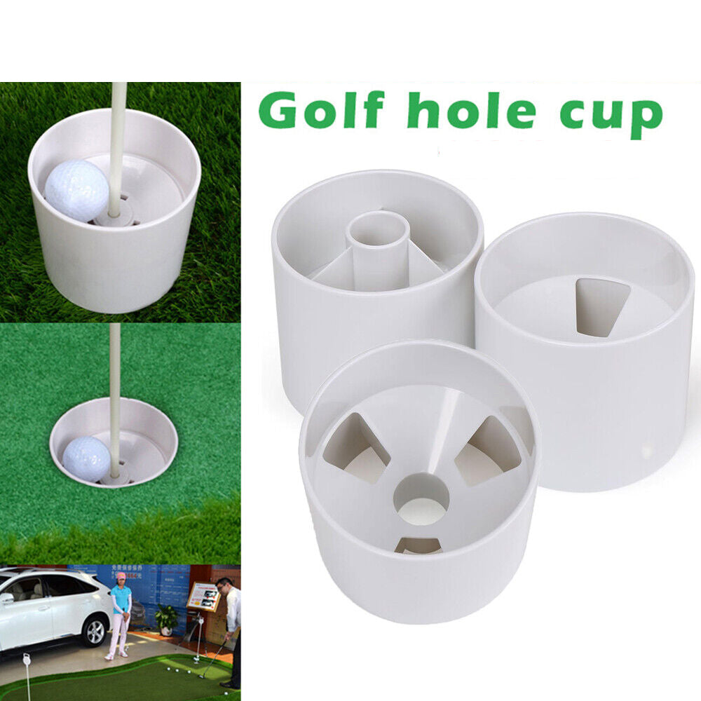 2X Plastic Practice Golf Cup Putting Green Cup Golf Green Hole Cup Golf Training