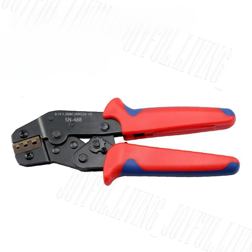 1 set SN-48B Ratchet Crimping Tool Insulation Electrical Terminal Crimper Plier 1-6Pin