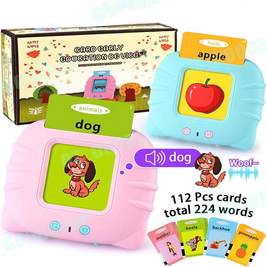 Talking Flash Cards For Toddlers Preschool Words Learning Cards Toy For Kids