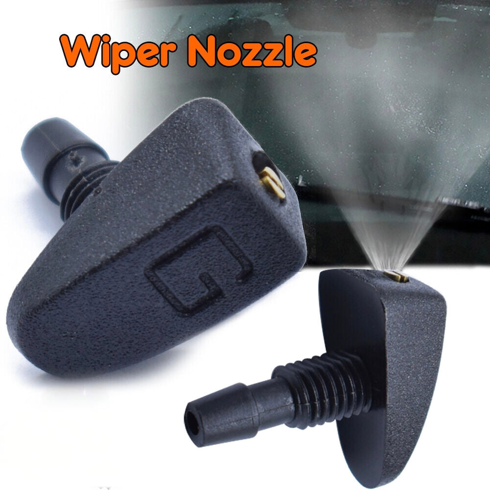 X2 Car Front Windscreen Sprinkler Sprayer Wiper Washer-Nozzle Jet Universal