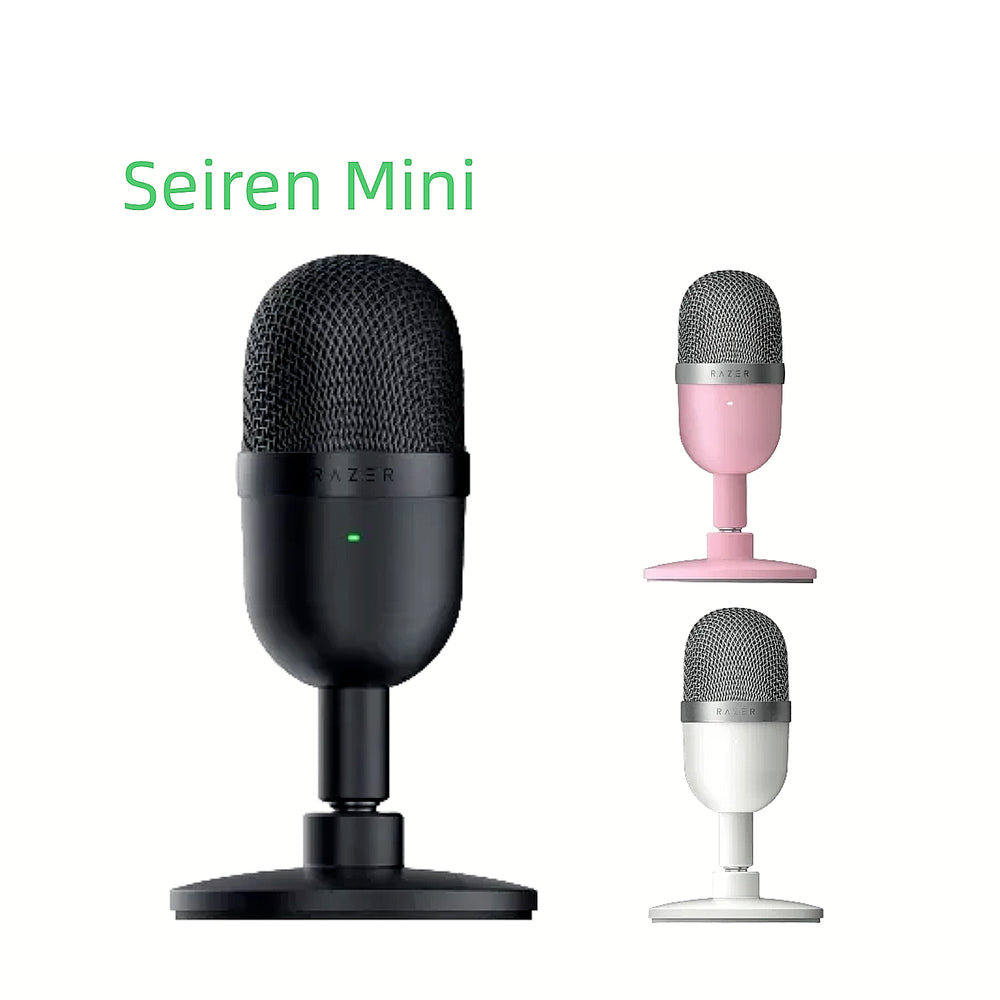 Razer Seiren Mini Microphone Ultra Compact Condenser Recording Gaming USB Mic