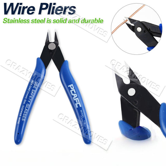 Flush Side Cutter Precision Shear Wire Snips Pliers Tool Mini Cutters VIC