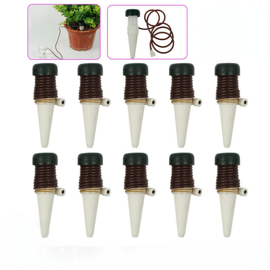 10X Automatic Watering System Houseplant Spikes Garden Plant Self-Watering Syste